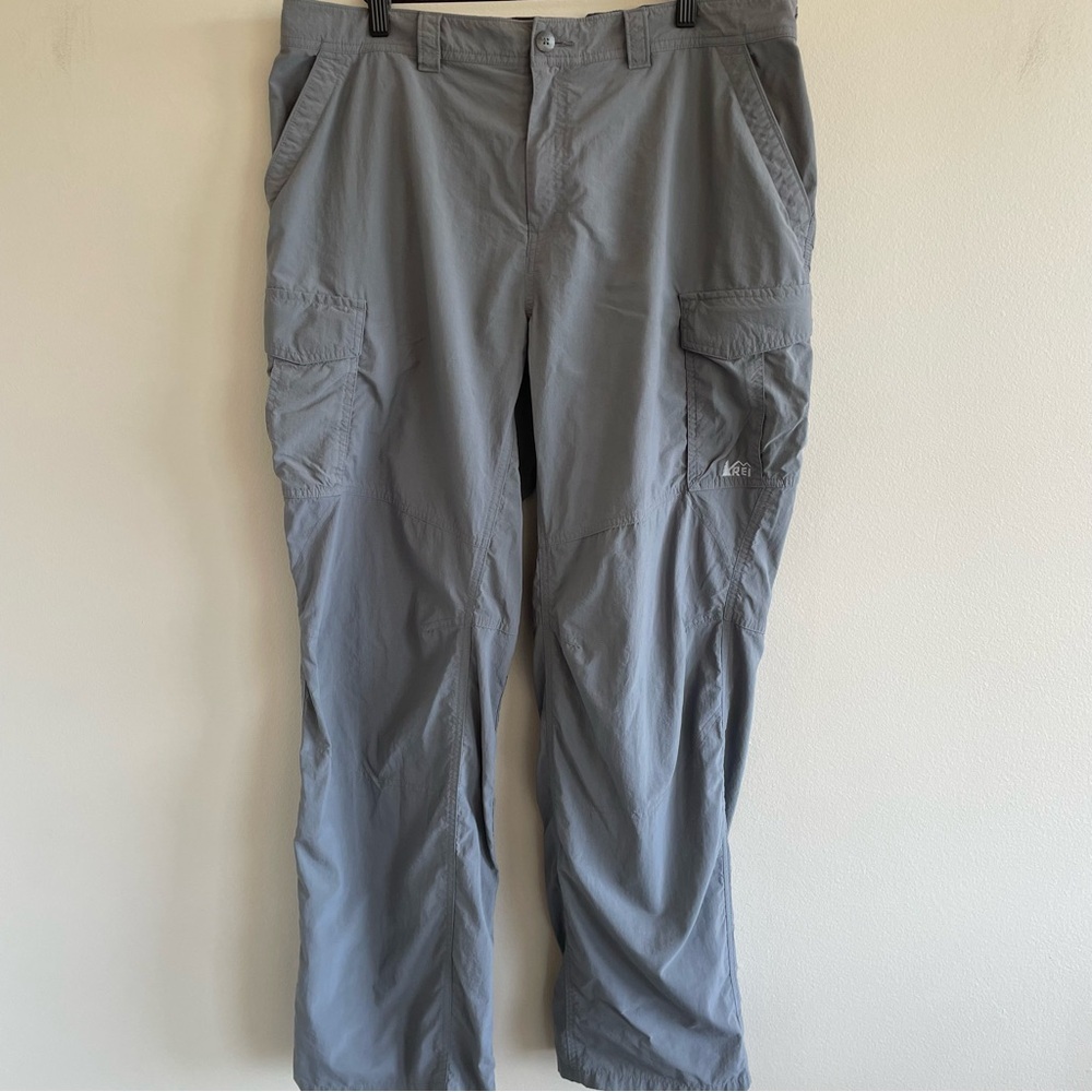 REI Men's Outdoor Cargo Pants Gray Size XL-32L